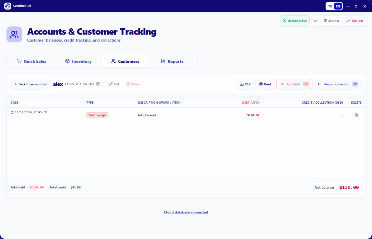 Account History thumbnail preview