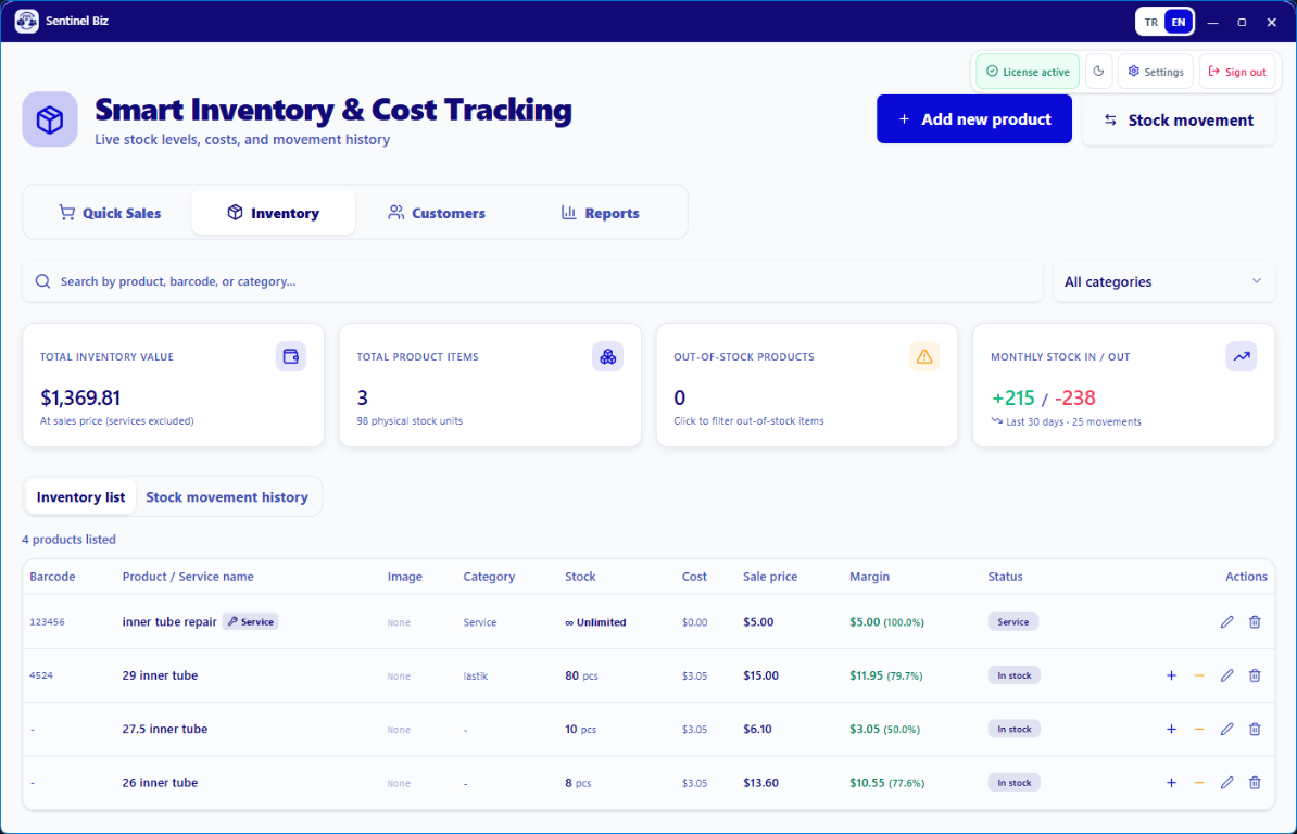Smart Inventory & Cost Tracking thumbnail preview